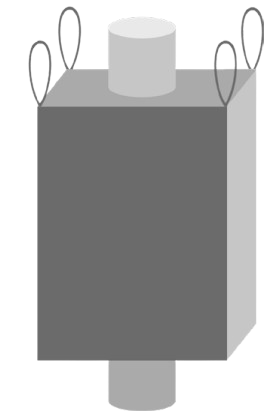 Type A FIBC bulk bag for safe and efficient bulk material handling.
